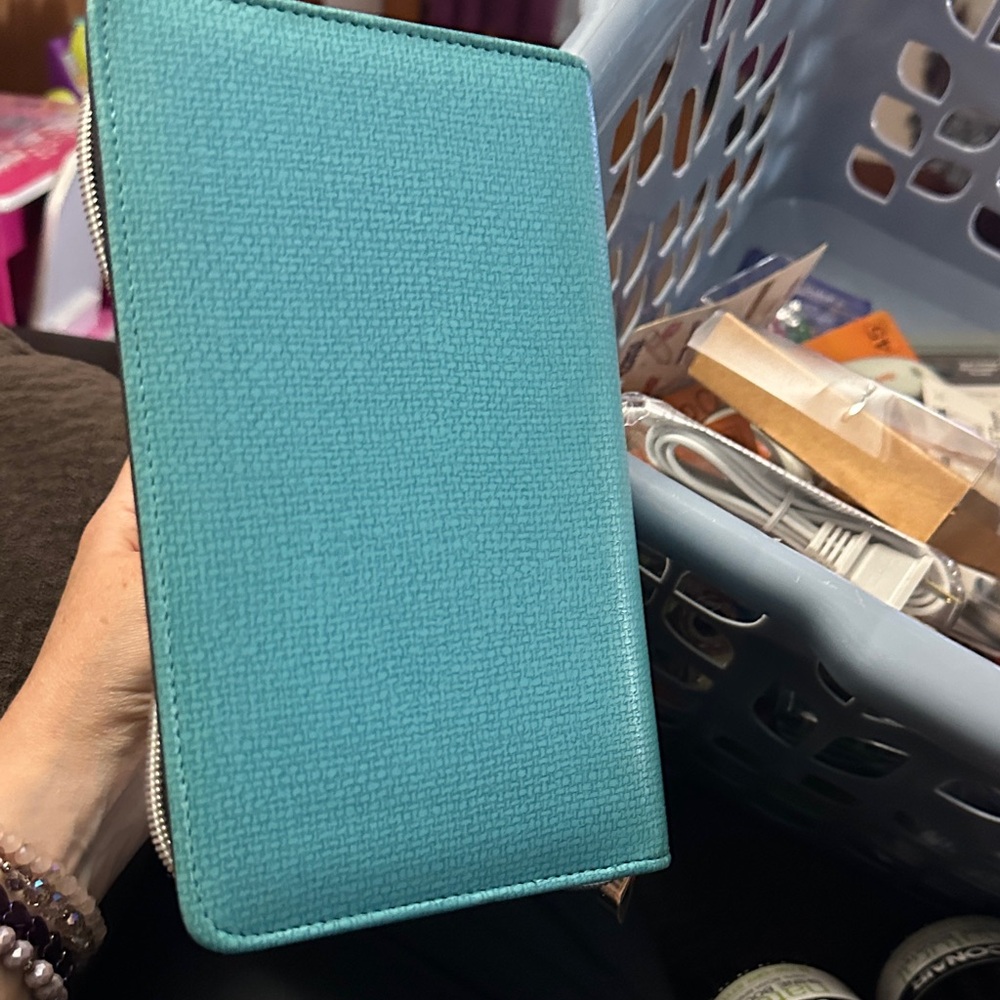 Teal and Beige Planner with Calculator - Picture 7 of 7